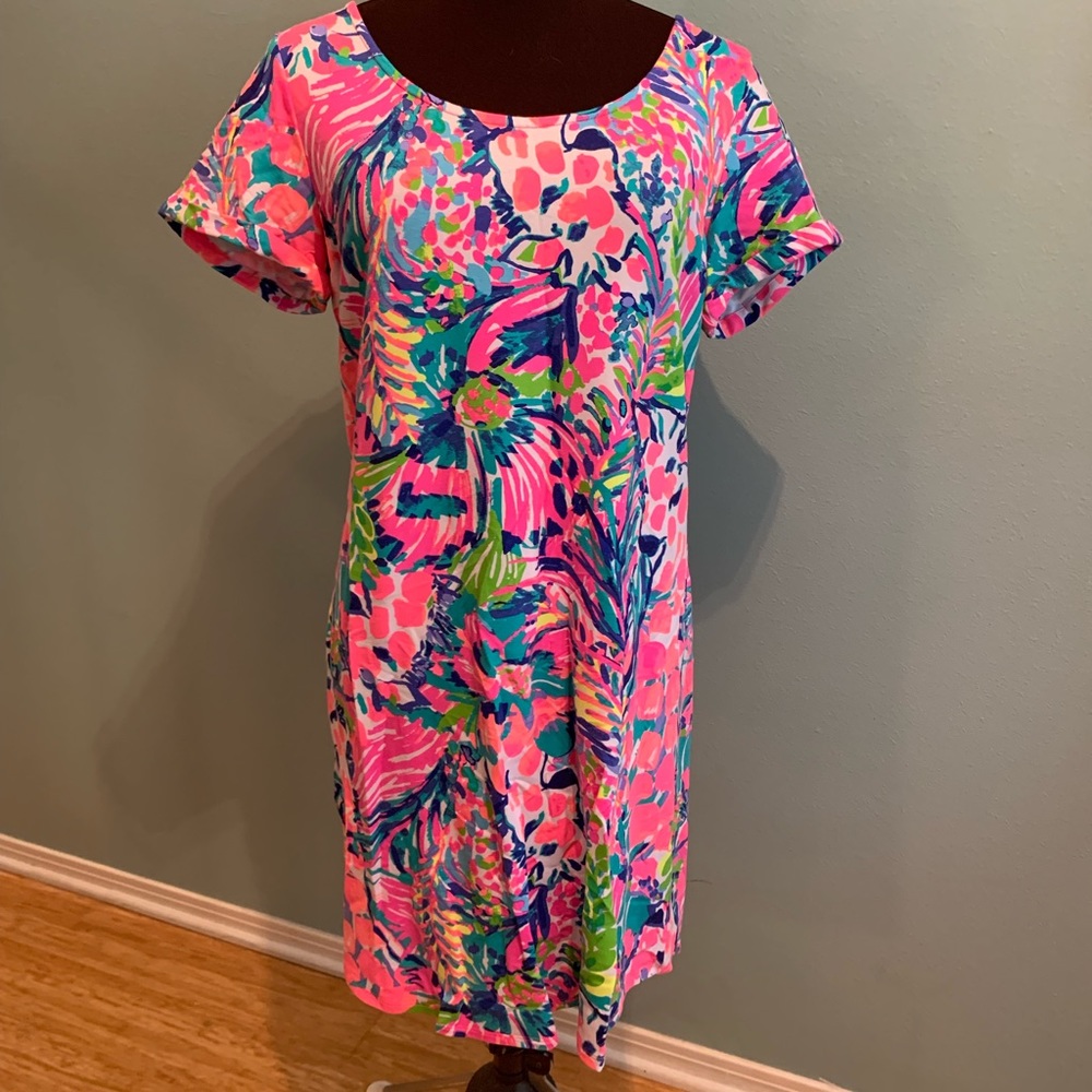 Lily Pulitzer knit dress size L EUC